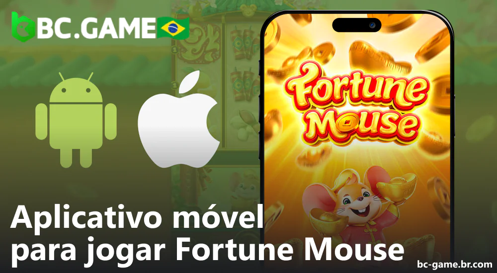 Instruções para baixar o aplicativo BC Game Fortune Mouse para Android e iOS