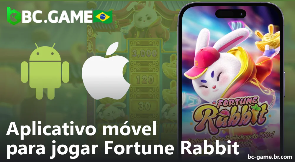 Instruções para baixar o aplicativo BC Game Fortune Rabbit para Android e iOS