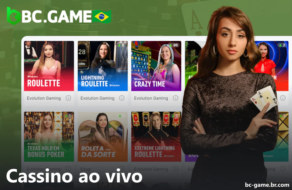 Opções de cassino ao vivo em BC Jogo de cassino online no Brasil