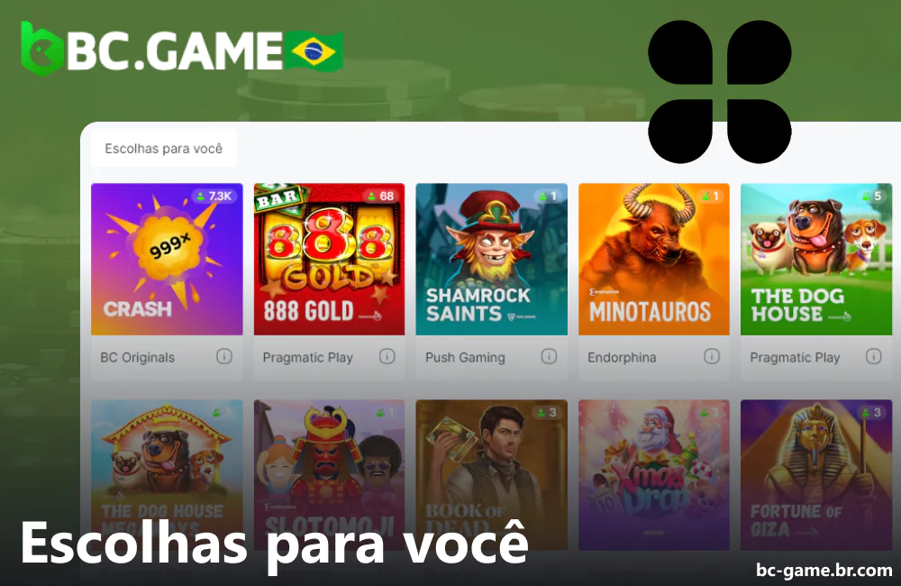 BC Game Escolhas para você no Brasil