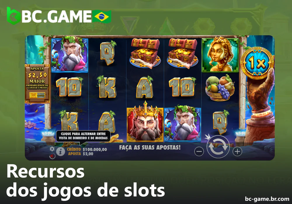As características mais importantes dos jogos de caça-níqueis disponíveis na BC Game Brasil
