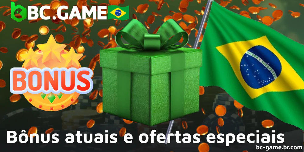 Bônus e ofertas especiais do BC Game para jogadores do Brasil