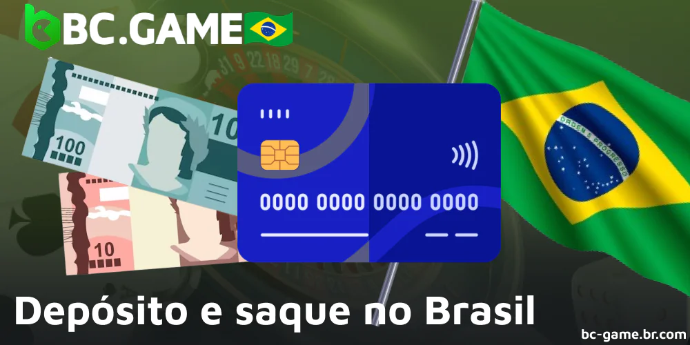Opções de pagamento no BC Game Brasil
