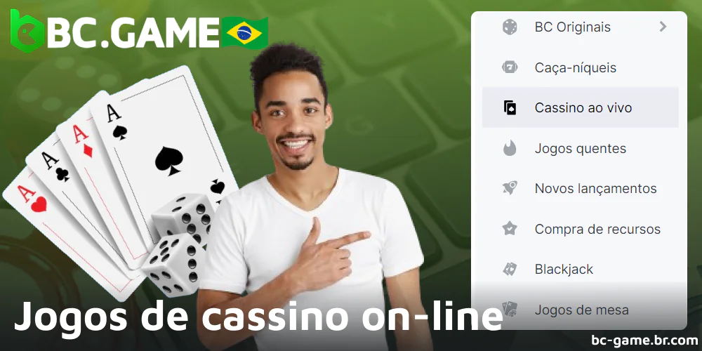 Jogar jogos de cassino online no BC Game Casino no Brasil