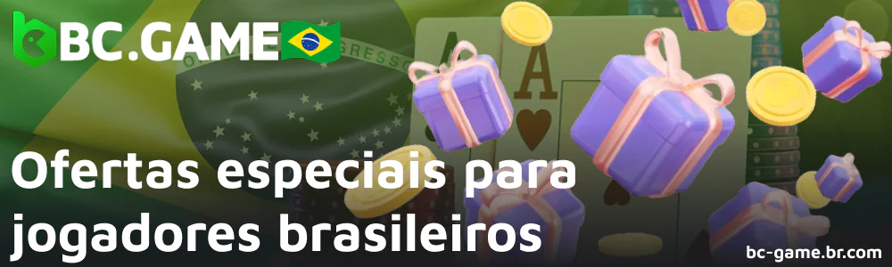 Ofertas especiais disponíveis no BC Game para jogadores do Brasil